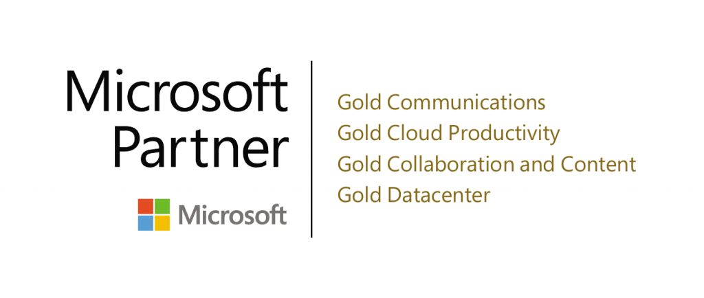 A Microsoft certified logo of Qtec Systems gold competiencies